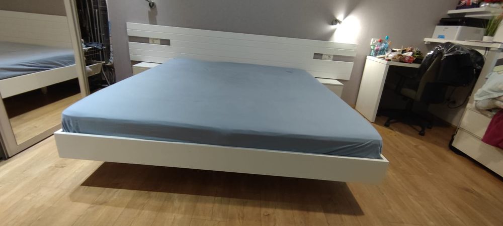 Pat metalic cu somiera