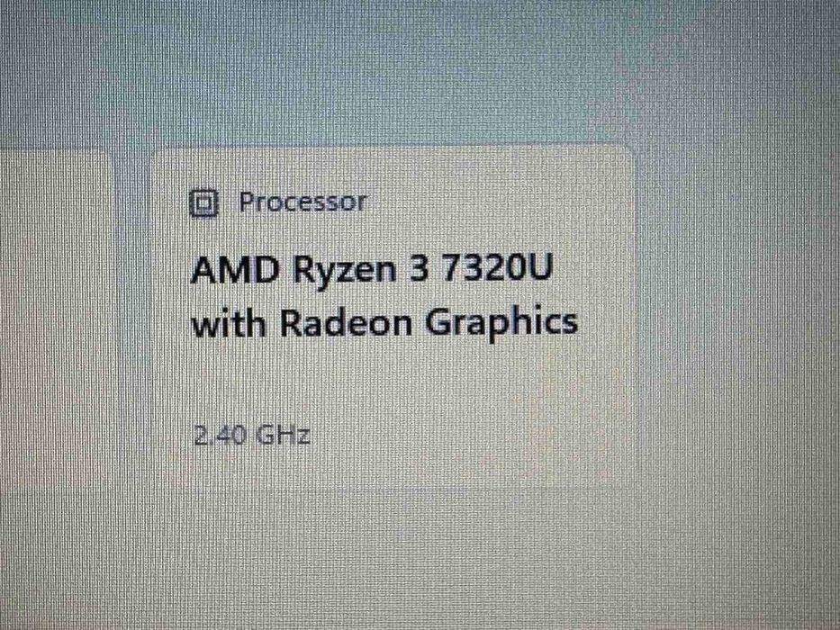 Лаптоп HP 15-FC0006NU, 15,6" AMD Ryzen 3 7320U, RAM 8GB, SSD 512GB