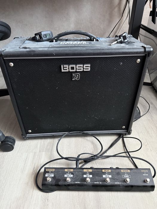 Китара Ltd Arrow 1000NT Fishman Fluence и Кубе BOSS KATANA 100 GRN3