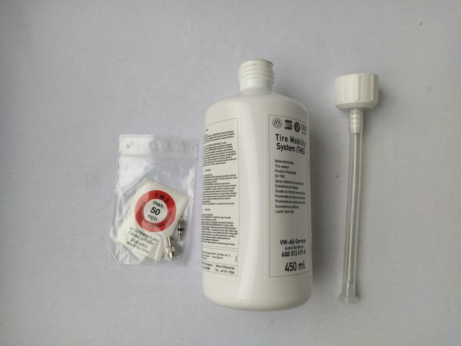 Compresor auto umflat roti+solutie pana originale Skoda Seat Audi Vw