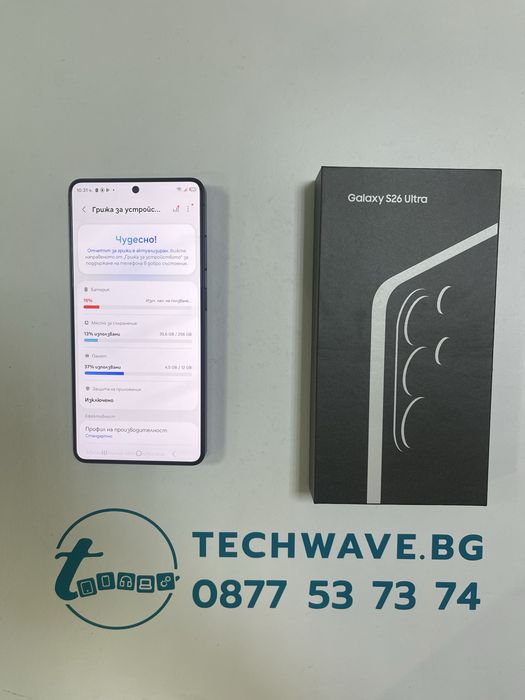 Samsung Galaxy S26 Ultra 256GB Black 100%