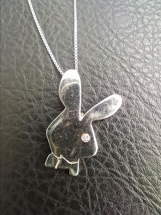 Сребърно колие Плейбой 40 см.