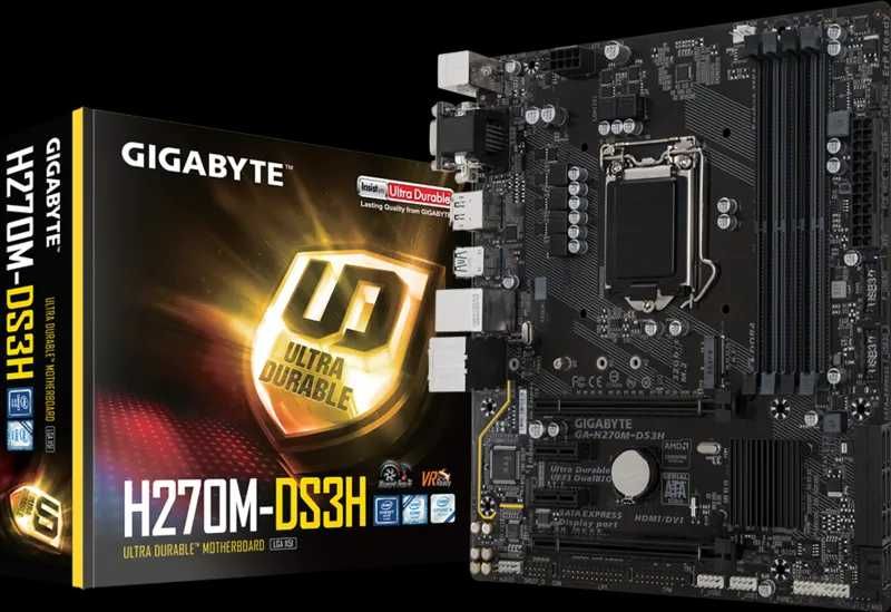 Placa de baza 1151 GA-H270M-DS3H