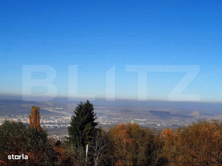 Teren intravilan 1628mp,cu panorama deosebita,in Feleacu