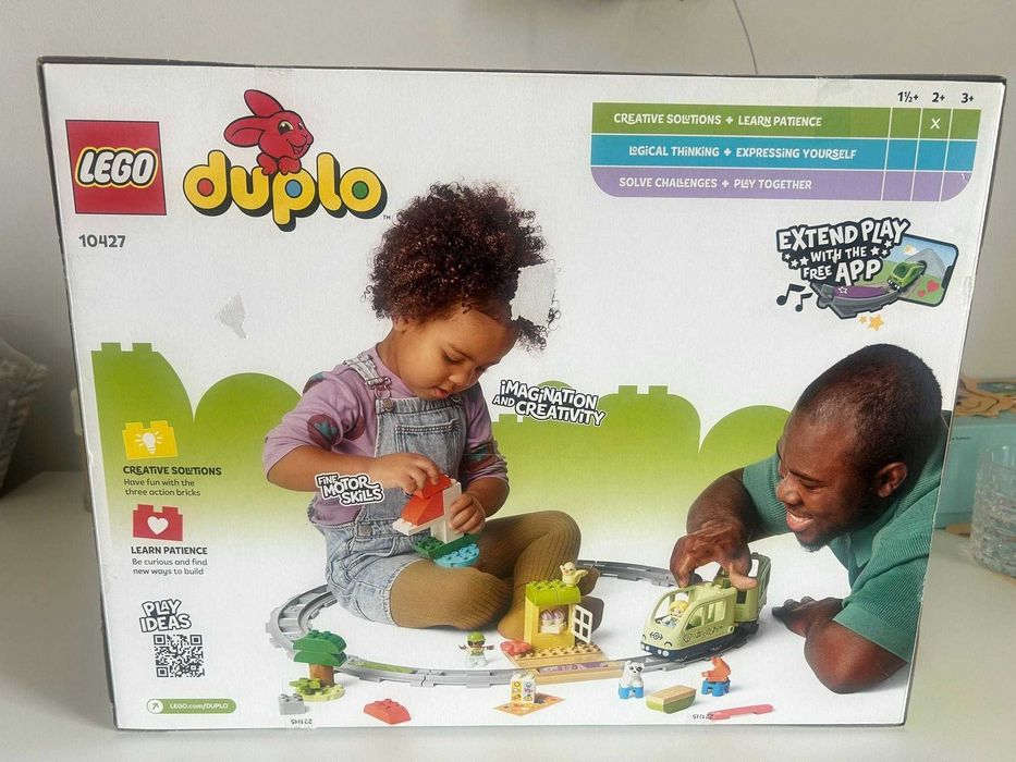 LEGO® DUPLO - Tren de aventura interactiv 10427, 57 piese