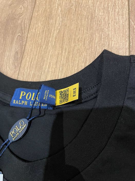 Polo Ralph Lauren, ОРИГИНАЛНА черна тениска, размери:S, M, L, XL и XXL