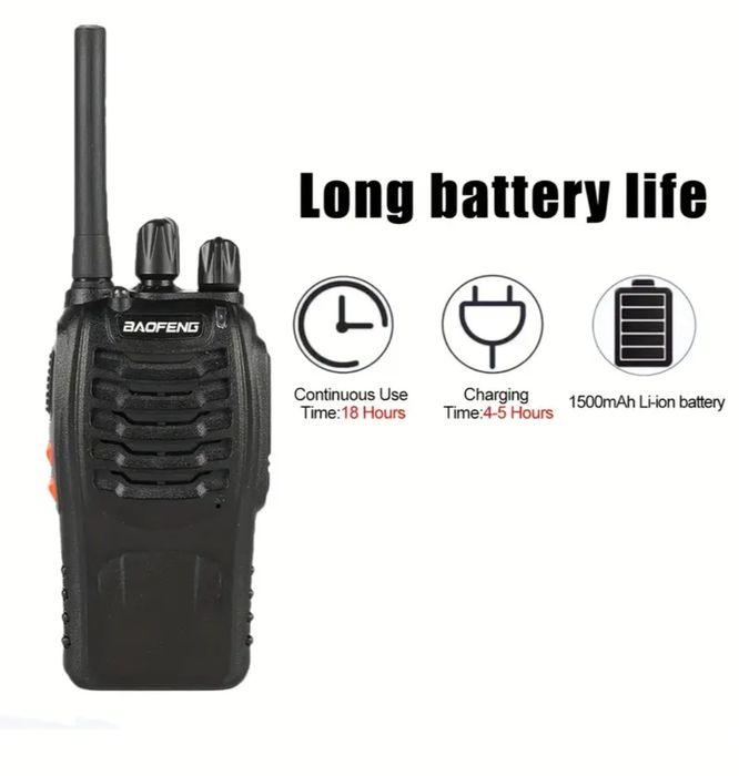 Set 2 Stații emisie recepție Radio Walkie Talkie 5km semnal