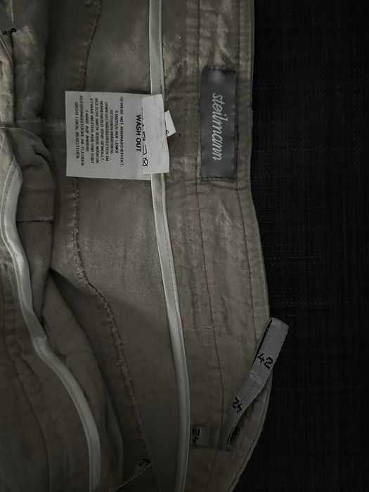 Pantaloni scurti din in, Steilmann, 42, noi