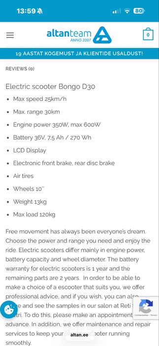 Vand trotineta electrica  in stare perfecta folosita foarte putin