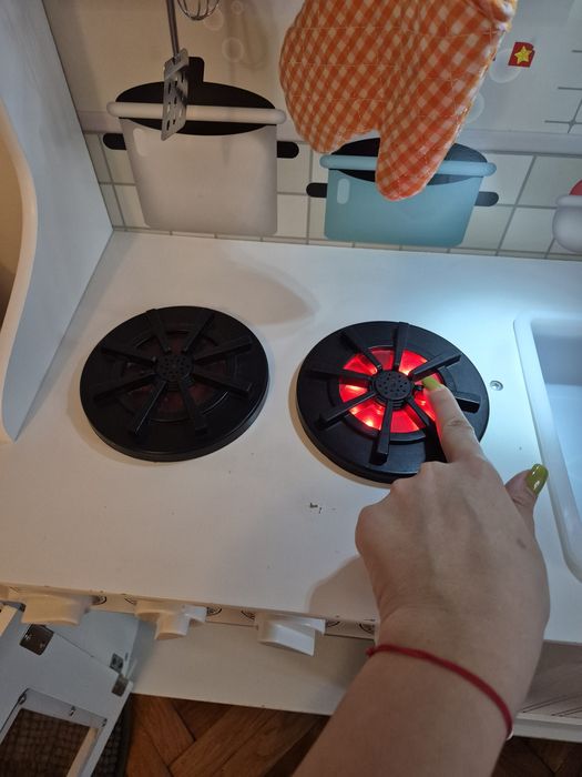 Bucatarie copil alba lemn