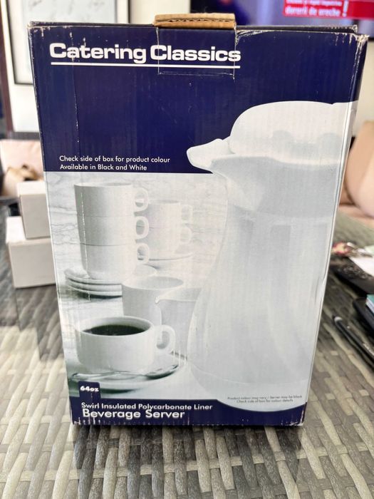 Termos Beverage Server Swirl 64 oz capacitate, izolat, ideal catering