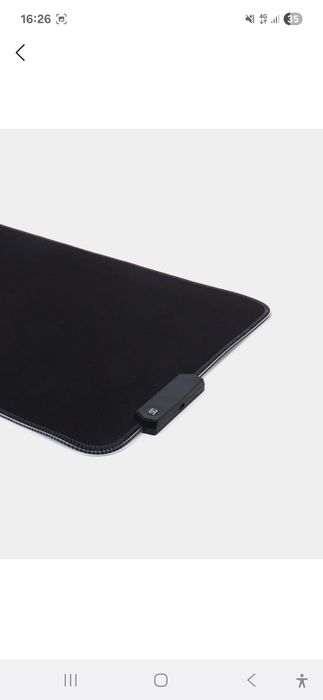 Коврик для компьютерный мыши, игровой с RGB подсветкой, 3 размера.