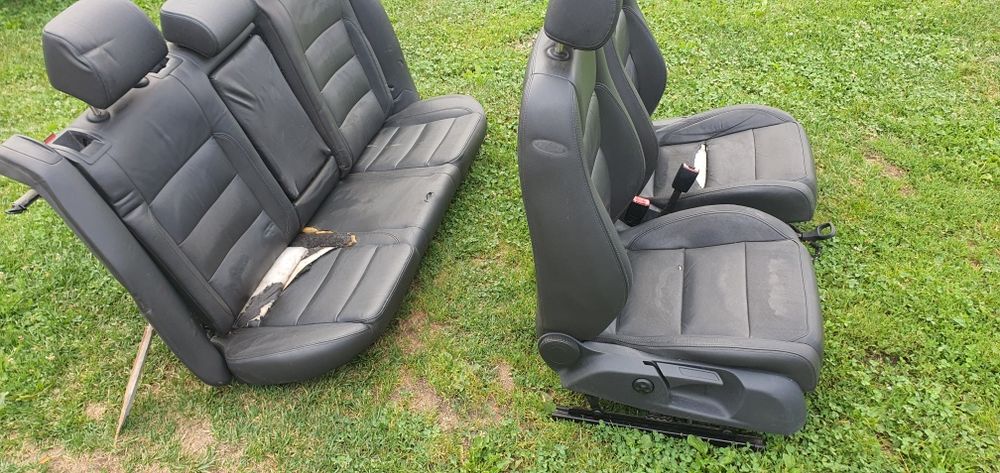 Scaune piele cu bancheta spate golf 5
