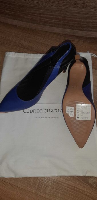 Обувки с висок ток от естествена кожа CEDRIC CHARLIER