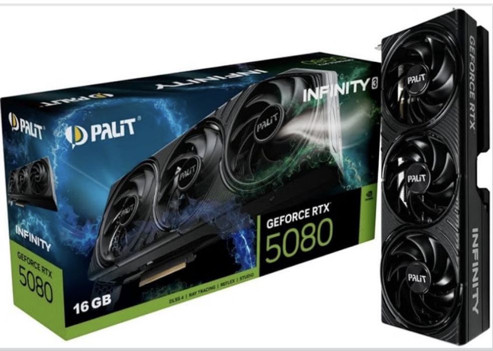 Видео карта Palit GeForce RTX 5080 Infinity 3 16GB GDDR7 Gaming Graphics card