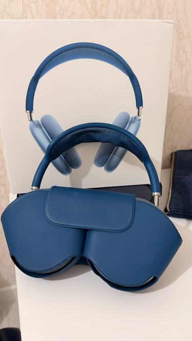 AirPods Max Sky Blue (оригинал) + кейс