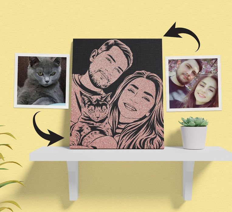 Tablou surpriza pentru eveniment