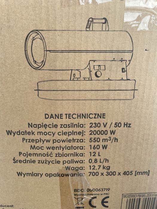 Incalzitor pe baza de motorina 20kw + afisaj LCD
