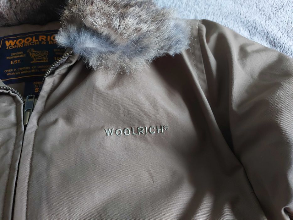 Дамско пухено яке Woolrich със заешки косъм - размер S