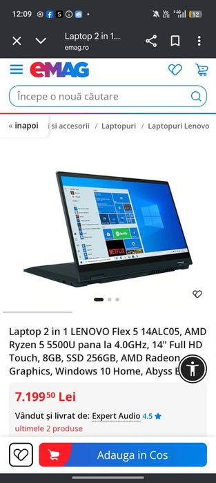 lenovo touchpad ideapad flex5