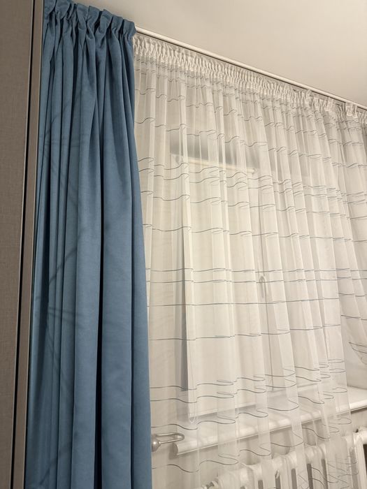 Продам шторы вместе с тюлью