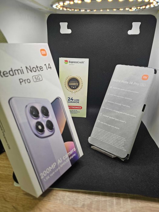 Telefon Xiaomi Redmi Note 14 Pro 5G (50000 AG 11 Piata Nicolina) 2 ani garantie!