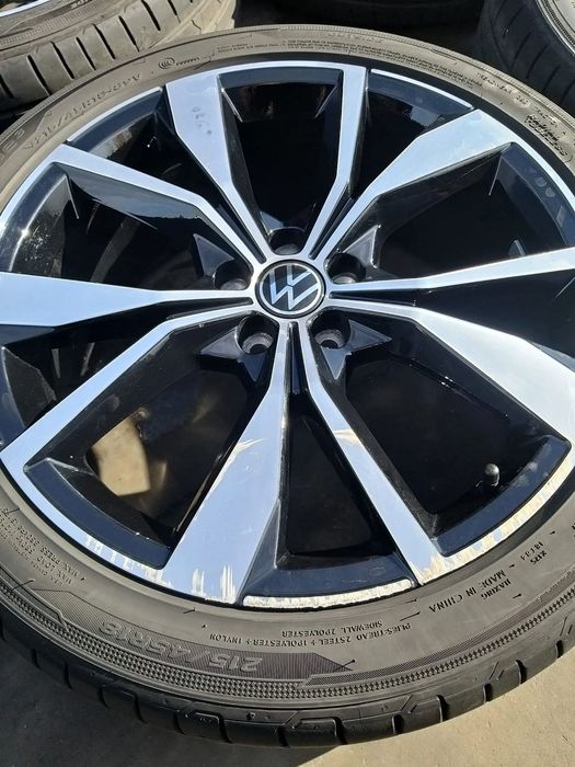 Set jante aliaj r18 cu anvelope vara hankook 215/45r18 vw t cross c11 2g7601025