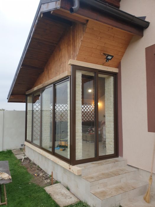 Inchidere terasa balcon foisor sticlă armonică sau glisantă