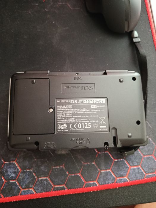 Consola Nintendo DS NTR-001 cu 9 jocuri originale cablu usb și husa