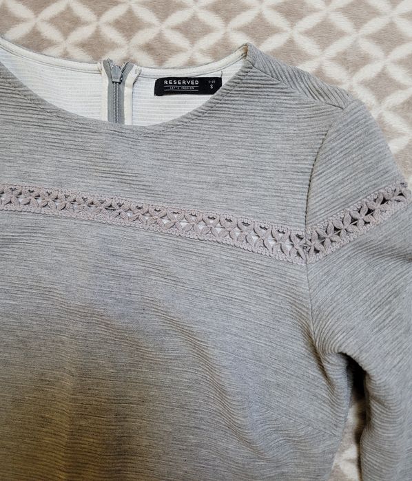 Rochie Gri cu fermoar spate,  Reserved,  Marimea S