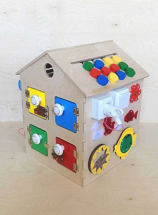 Бизиборд. Бизидомик.Монтесорри (Реальный фото). ЭКО материалы