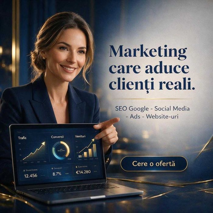 Servicii Profesionale de Web Design și Promovare Online în București – SEO, Facebook & Google Ads