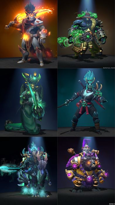 Скины из Колектор Кеша Dota2