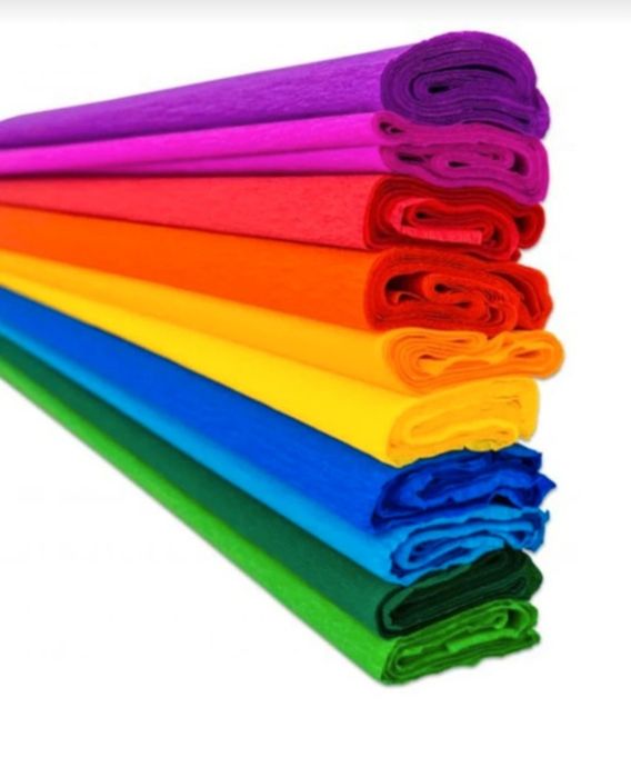 Oferta stoc de hartie creponata pentru creatii handmade