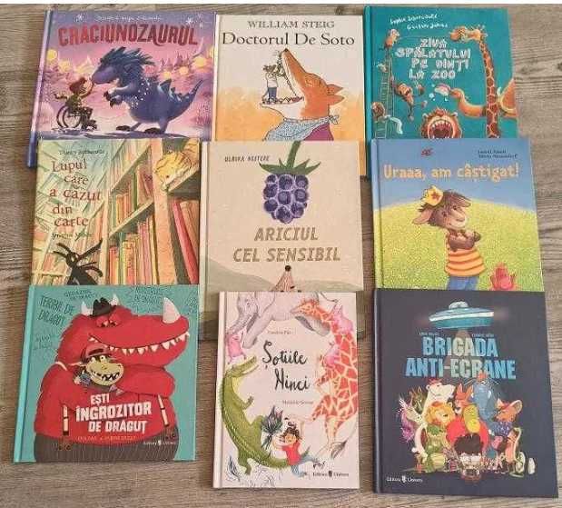 set carti cu povesti educative pentru copii autori diversi