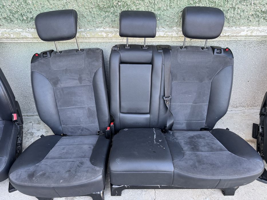 Череж салон кожа и алкантара за Mercedes ML W164 facelift