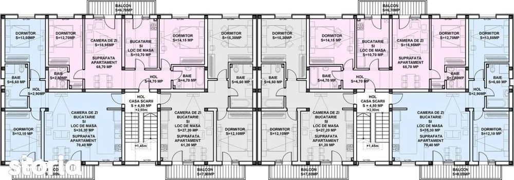 Dezvoltator – 1 RESIDENCE, apartament 3 camere Dna. Stanca