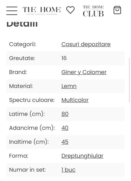 Cufar cu aspect antichizat