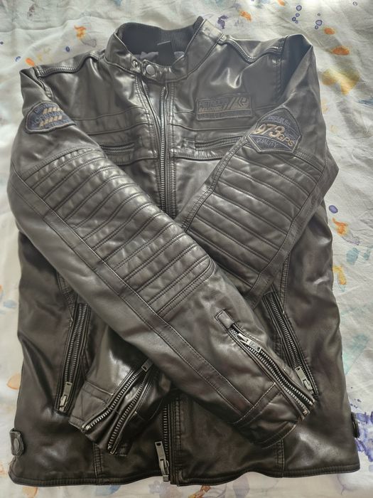 Кожено яке petrol