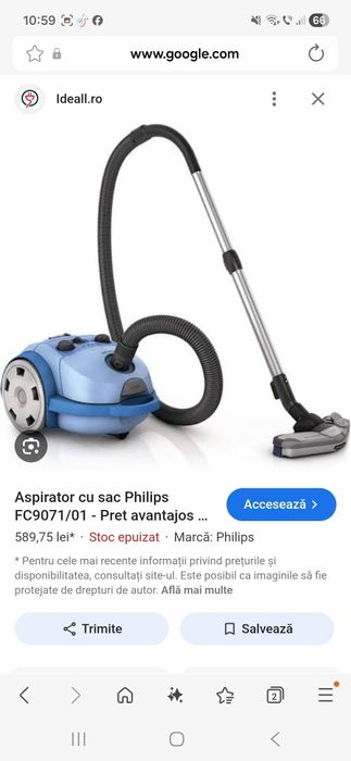 Aspirator philips putere 2000w