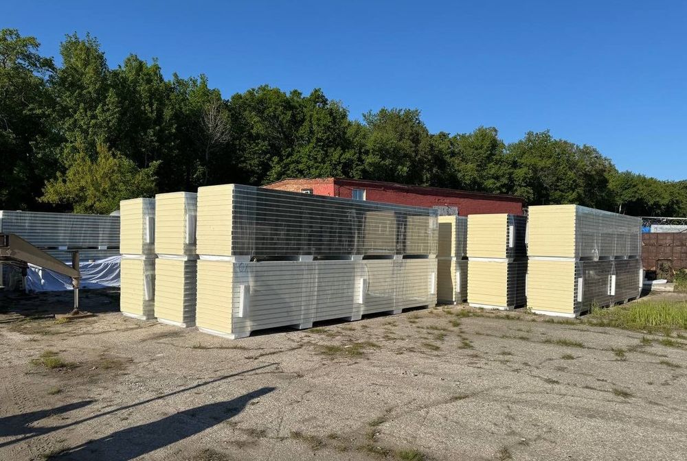 Сэндвич-панели кровельные и стеновые. Наполнитель базальт. От 300м2!