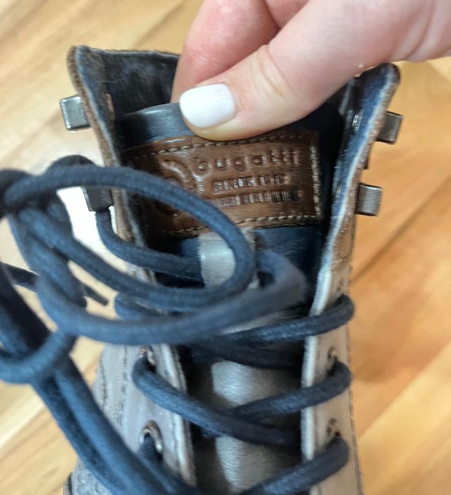 Мъжки кожени боти Bugatti/Бугати