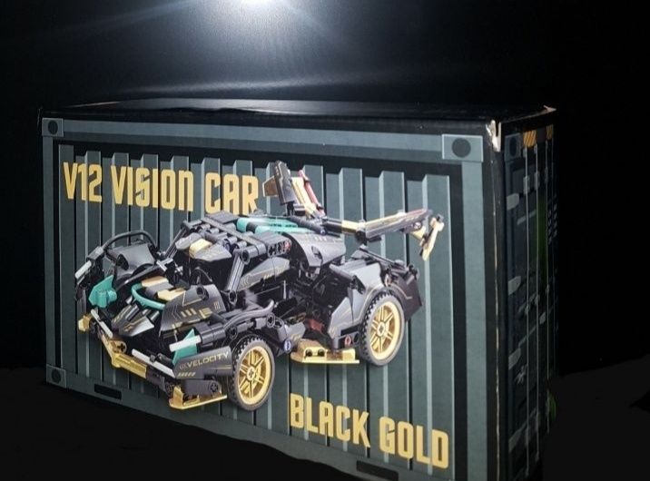Конструктор V12 Vision Car Black Gold