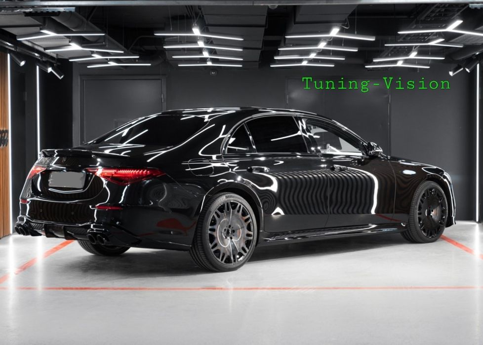 W223 AMG пакет+BRABUS пакет броня спойлер дифузьор накрайници прагове