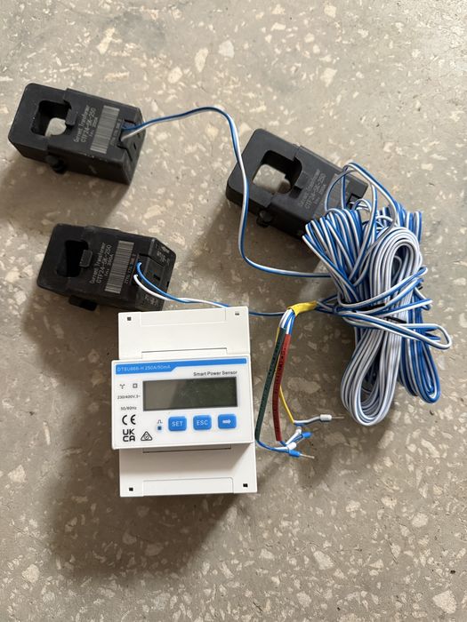 Smart meter huawei cu monitorizare faze curent tensiune întrerupător trifazat