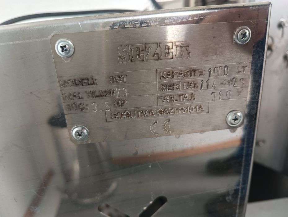 Tanc răcire lapte nou (vană, cazan, răcitor sezer)