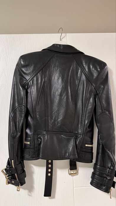 Дамско кожено яке Balmain