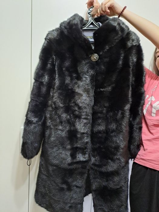 Шуба норковая 100 см длина