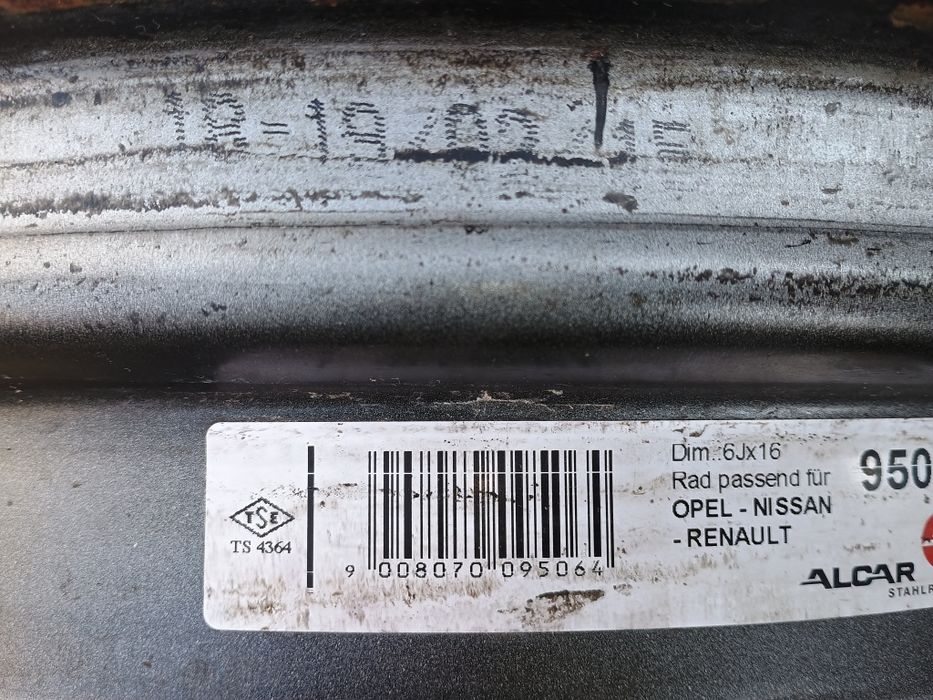 Джанти и гуми 205/65/16С, 5х118, Рено Трафик, Опел Виваро, Нисан