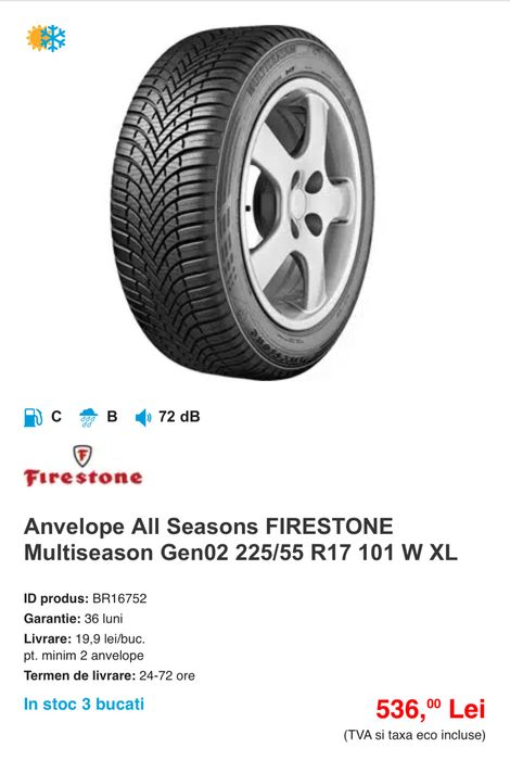 Anvelope All Seasons FIRESTONE